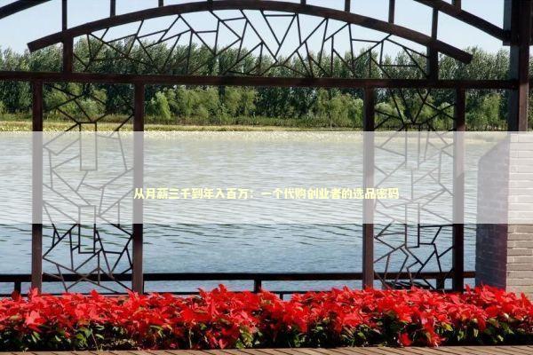 从月薪三千到年入百万：一个代购创业者的选品密码 时尚用品